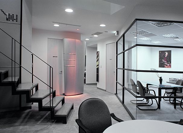 幾何造型辦公室設(shè)計(jì)實(shí)景圖