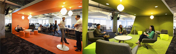 時尚現(xiàn)代的潮流辦公室設計