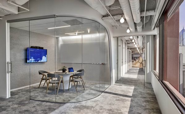 散件式的辦公裝修設計也稱為組合式的設計